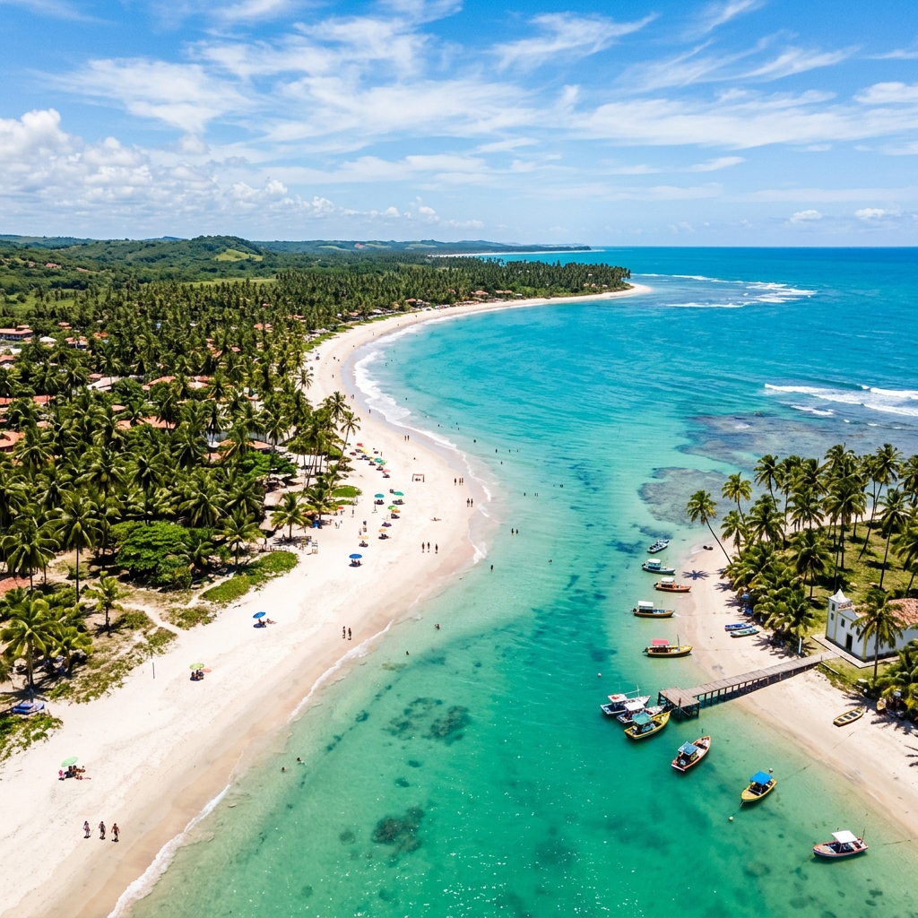 Praia paradisíaca